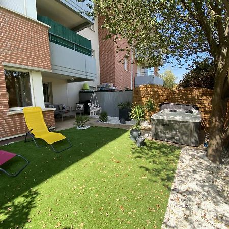 Ferienwohnung Le Jungle : T2 Avec Jardin Et Jacuzzi Blagnac Exterior foto