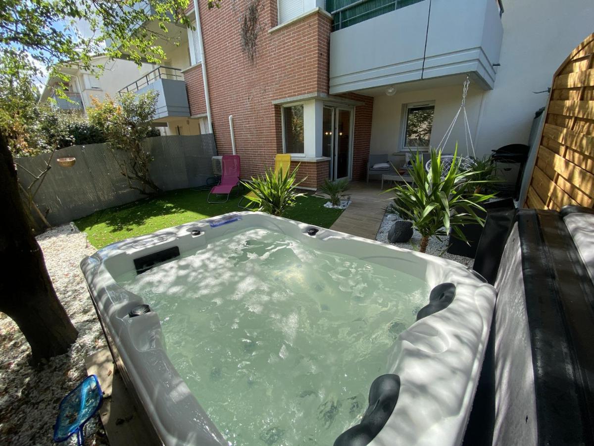 Ferienwohnung Le Jungle : T2 Avec Jardin Et Jacuzzi Blagnac Exterior foto