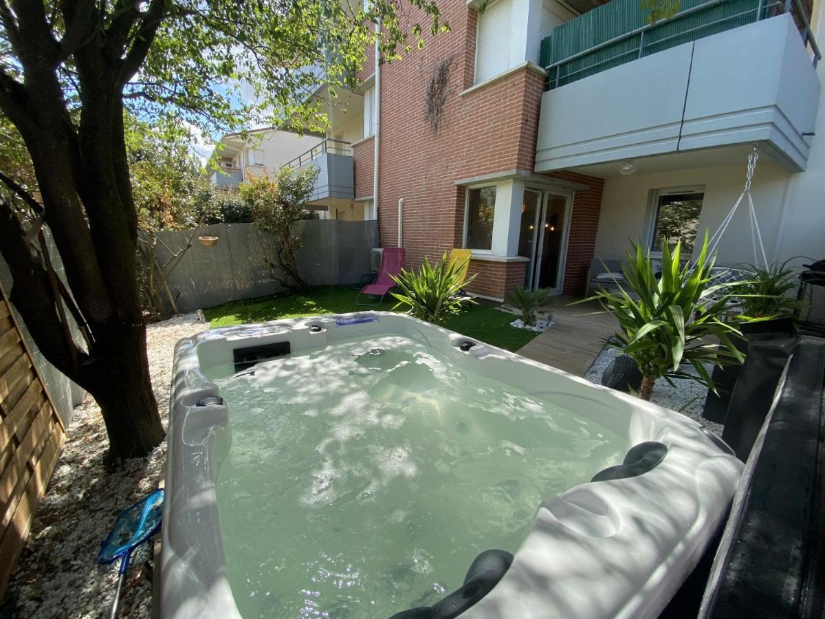 Ferienwohnung Le Jungle : T2 Avec Jardin Et Jacuzzi Blagnac Exterior foto