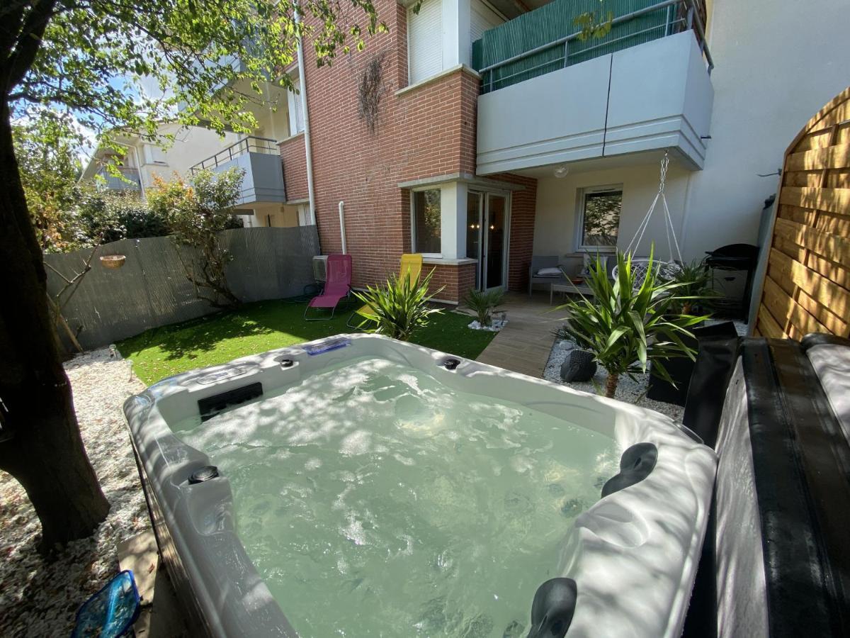 Ferienwohnung Le Jungle : T2 Avec Jardin Et Jacuzzi Blagnac Exterior foto