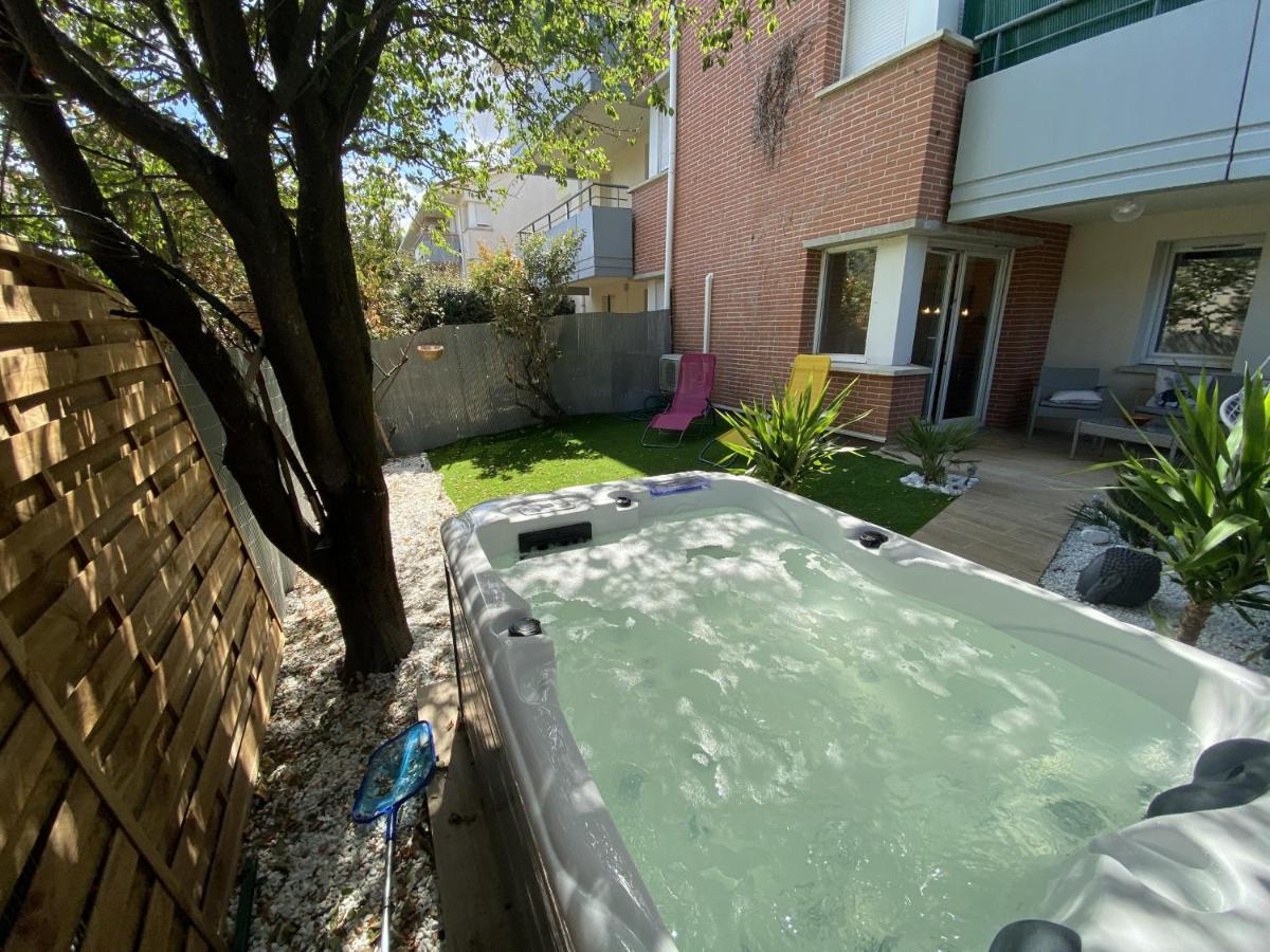 Ferienwohnung Le Jungle : T2 Avec Jardin Et Jacuzzi Blagnac Exterior foto